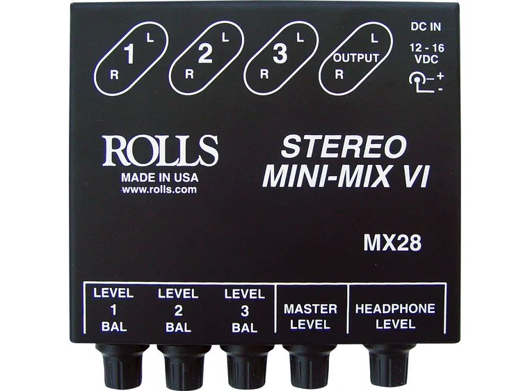 ROLLS MX28 Stereo Mini-Mix VI 